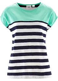 Shirt van slub garen, korte mouw, bonprix