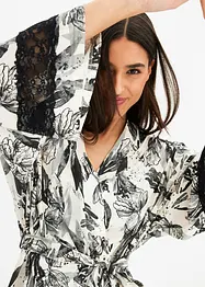 Kimono badjas in een zachte viscosemix, bonprix