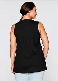 Katoenen longtop met kant, bonprix
