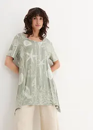 Longshirt van een zachte viscosemix, bonprix