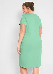 Jersey jurk van puur katoen (set van 2), bonprix