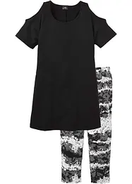 Capri pyjama met korte mouwen (2-dlg. set), bonprix