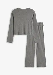 Meisjes longsleeve en bootcut broek (2-dlg. set), bonprix