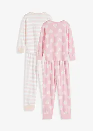 Meisjes pyjama van biologisch katoen (4-dlg. set), bonprix