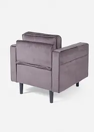 Fluwelen fauteuil, bonprix