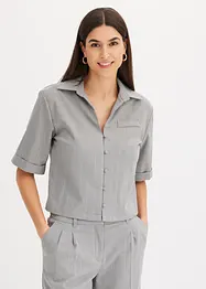 Krijtsteep blouse, bonprix