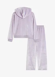 Velours jas en broek (2-dlg. set), bonprix