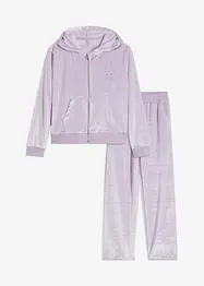 Velours jas en broek (2-dlg. set), bonprix