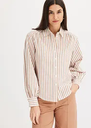 Gestreepte overhemdblouse, bonprix