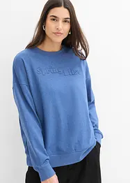 Oversized sweater van een zachte katoen-mix, bonprix