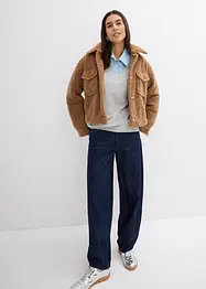 Oversized sweater van een zachte katoen-mix, bonprix