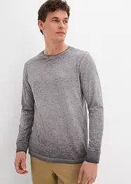Longsleeve van biologisch katoen (set van 2), bonprix