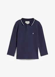 Piqué poloshirt met lange mouwen, bonprix