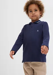 Piqué poloshirt met lange mouwen, bonprix