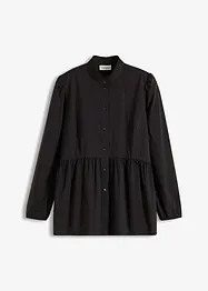 Lange blouse met plooitjes, bonprix
