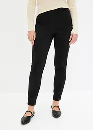 Imitatieleren broek met comfortabele band, bonprix
