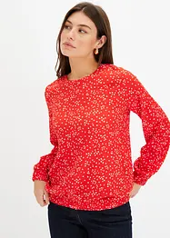 Longsleeve van jerseycrêpe, bonprix