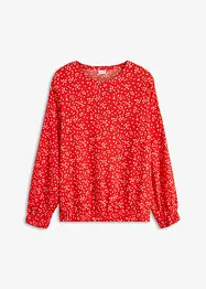 Longsleeve van jerseycrêpe, bonprix