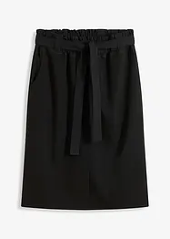 Jersey rok met geweven details, bonprix