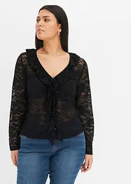 Kanten blouse, bonprix