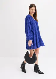 Jurk met bloemen-applicatie, bonprix