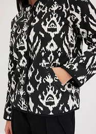 Gewatteerde jas met print, bonprix