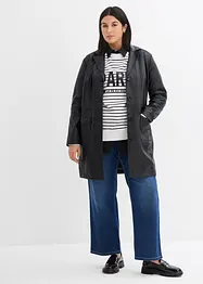 Oversized sweater van katoenmix, bonprix