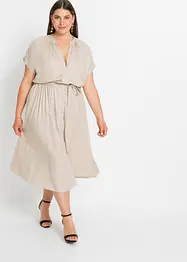 Overhemdjurk van soepelvallende viscose, bonprix