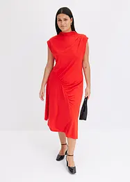 Midi jurk met asymmetrische zoom, bonprix