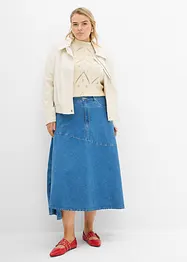 Midi spijkerrok, hight waist, bonprix
