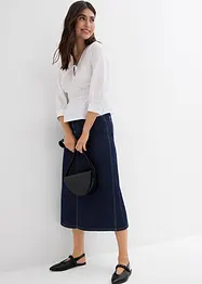 Midi spijkerrok, mid waist, bonprix
