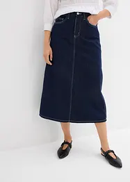 Midi spijkerrok, mid waist, bonprix