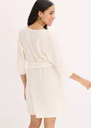 Mini jurk met riem in wikkellook, bonprix