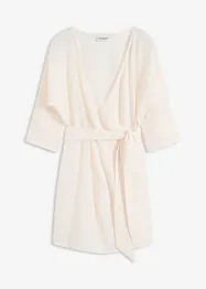 Mini jurk met riem in wikkellook, bonprix