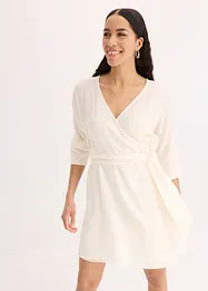 Mini jurk met riem in wikkellook, bonprix