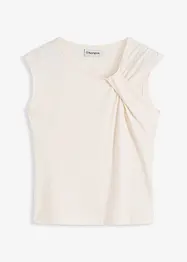 Shirt van een elastische katoenmix met een twist, bonprix