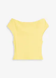Off-shoulder shirt van puur biologisch katoen, bonprix