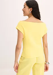 Off-shoulder shirt van puur biologisch katoen, bonprix