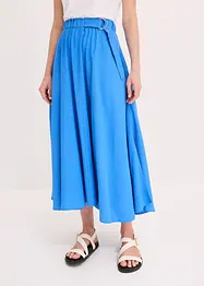 Twill rok met een vloeiende viscosemix, bonprix