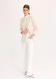 Blazer met lyocell in crincle-look, bonprix