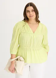 Blousetop van gestructureerde crinkle, bonprix