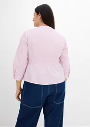 Blouse met plooitjes en elastische naden, bonprix