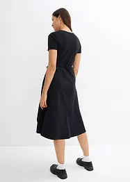 Jersey jurk met wikkeldetail, bonprix