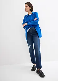 Straight jeans, mid waist, cropped, bonprix