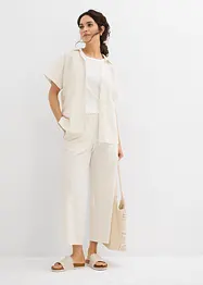 Blouse van seersucker, bonprix
