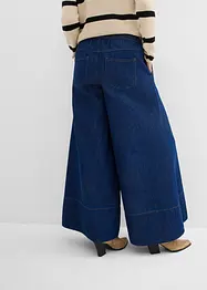 Wide leg jeans, mid waist, comfortabele taillenband, bonprix