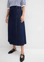 Spijkerrok in wikkellook, super soft, bonprix