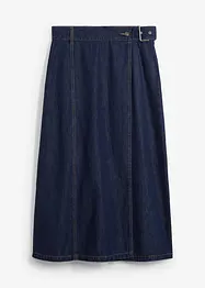 Spijkerrok in wikkellook, super soft, bonprix