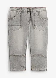 Regular fit 3/4 stretch jeans, straight, bonprix