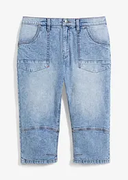 Regular fit 3/4 stretch jeans, straight, bonprix
